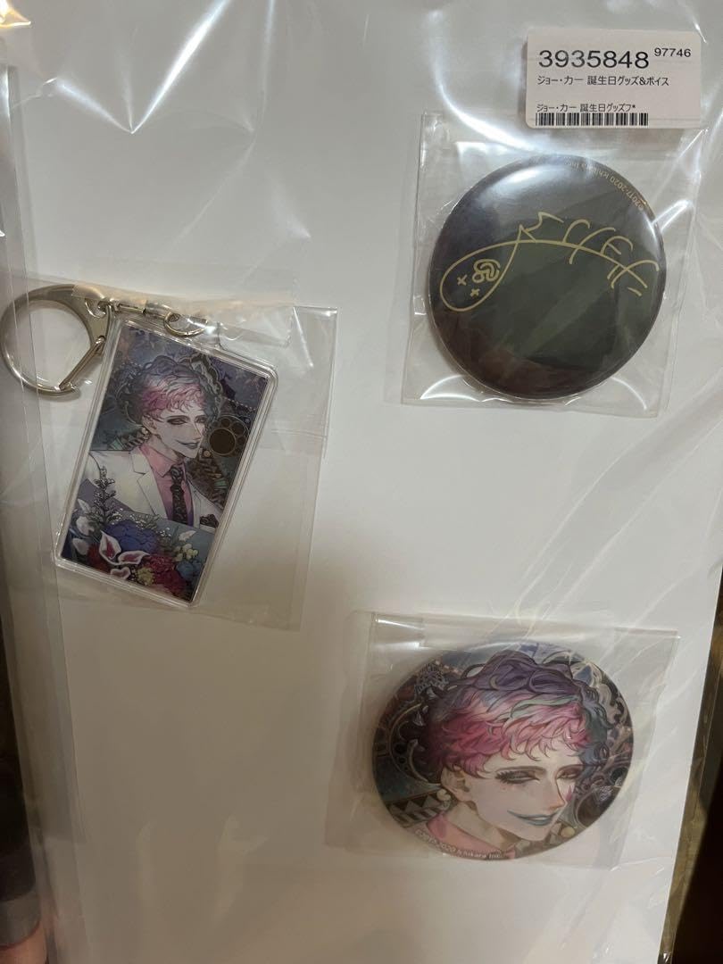 ジョー・力一2020誕生日グッズ　缶バッジ・タペストリー・アクリルキーホルダー ジョー・力一2020誕生グッズ 缶バッジ・タペストリー・アクリル